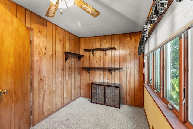 72 Putnam Ave, Valley Stream, NY 11580 - interior space with light carpet and a ceiling fan