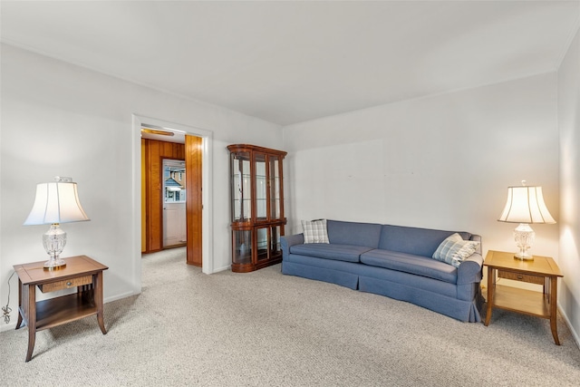 72 Putnam Ave, Valley Stream, NY 11580 - living room with light colored carpet and baseboards