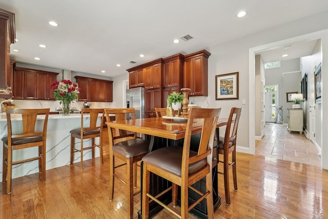 10 Willow Dr, Suffern, NY 10901 - dining room featuring recessed lighting and light wood finished floors