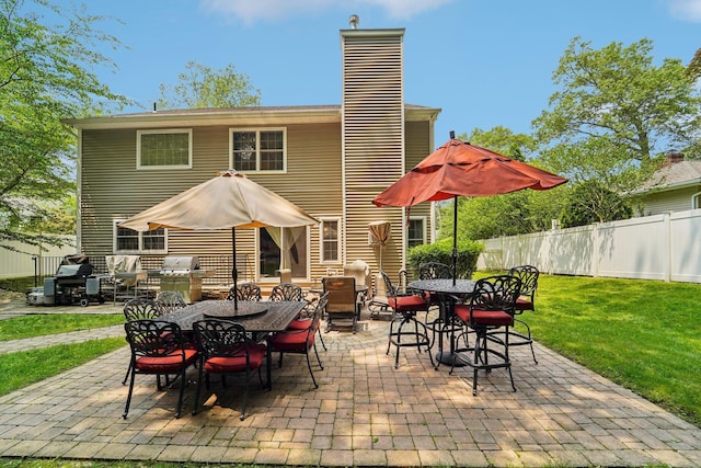 10 Willow Dr, Suffern, NY 10901 - view of patio / terrace featuring outdoor dining space and a grill