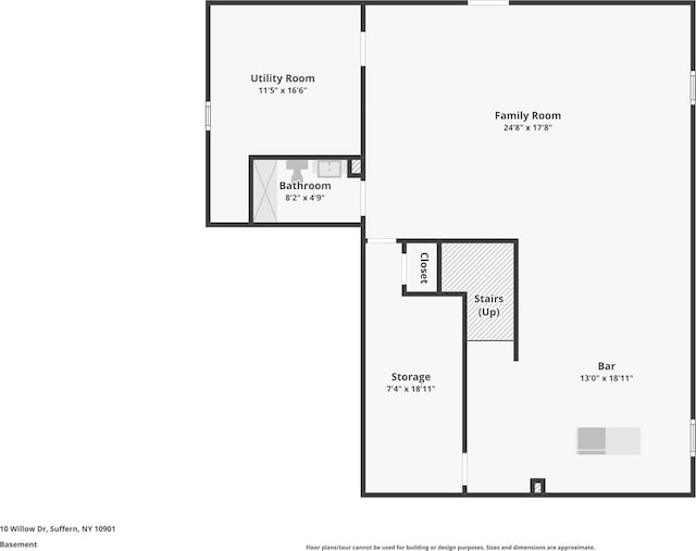 10 Willow Dr, Suffern, NY 10901 - view of room layout