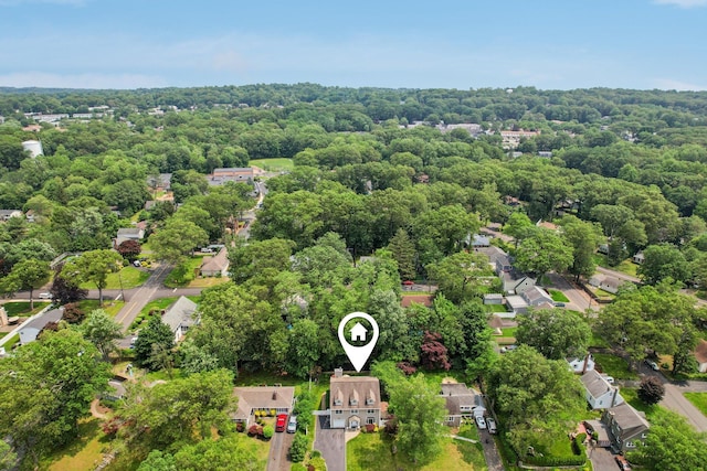 10 Willow Dr, Suffern, NY 10901 - aerial view of residential area with a forest