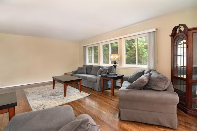 27 Temple Rd, Dobbs Ferry, NY 10522 - living area with wood finished floors and baseboard heating
