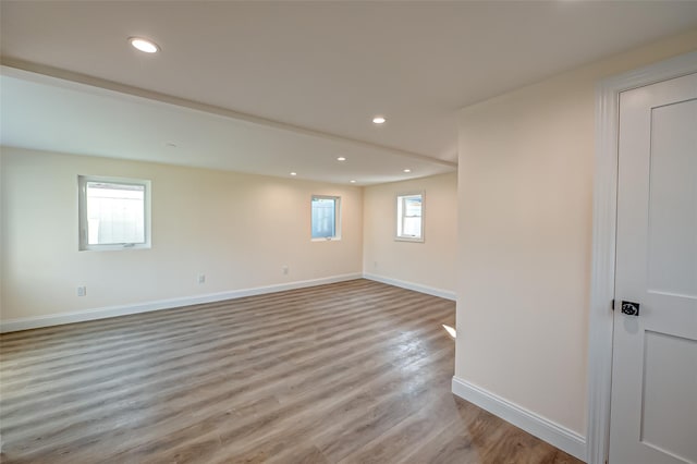 100 Root Ave, Islip, NY 11751 - empty room featuring wood finished floors and recessed lighting