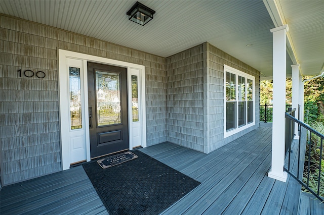 100 Root Ave, Islip, NY 11751 - doorway to property with a porch