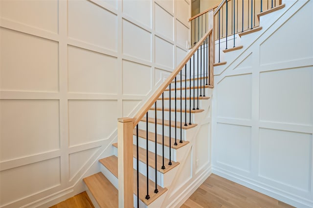 100 Root Ave, Islip, NY 11751 - stairway featuring wood finished floors