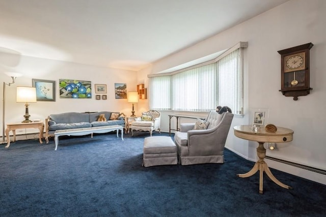 1581 Shirley Ct, North Merrick, NY 11566 - living room featuring carpet