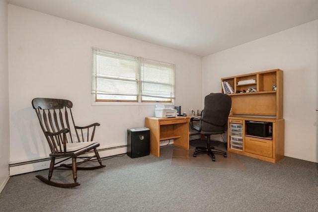 1581 Shirley Ct, North Merrick, NY 11566 - carpeted office with baseboard heating