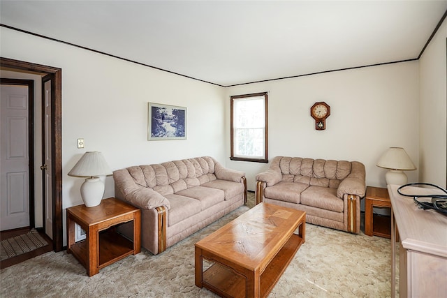 2199 Mcarthur St, East Meadow, NY 11554 - living area featuring light carpet
