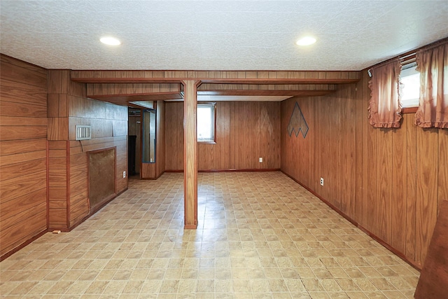 2199 Mcarthur St, East Meadow, NY 11554 - basement featuring wood walls