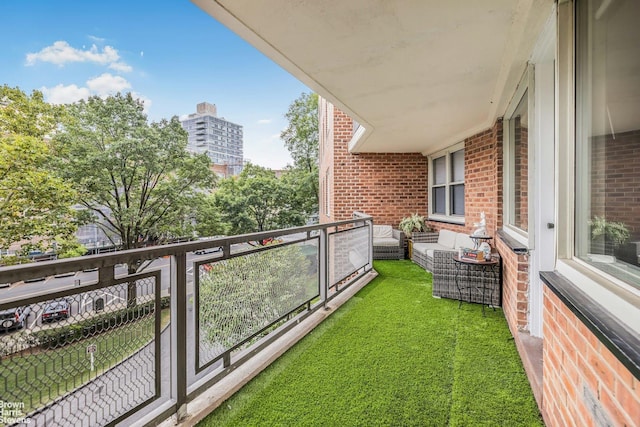 3777 Independence Ave Unit 3F, Bronx, NY 10463 - balcony featuring an outdoor hangout area