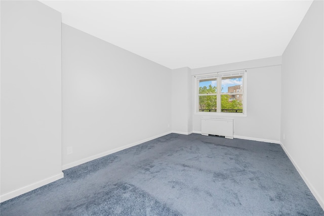 3777 Independence Ave Unit 3F, Bronx, NY 10463 - carpeted empty room with baseboards and radiator