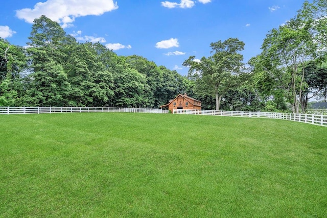 109 Oakside Dr, Smithtown, NY 11787 - view of yard with a barn, a view of rural / pastoral area, and an outbuilding