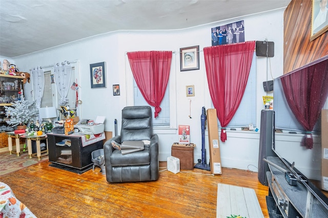 43 Westbury Ave, Mineola, NY 11501 - sitting room with wood finished floors