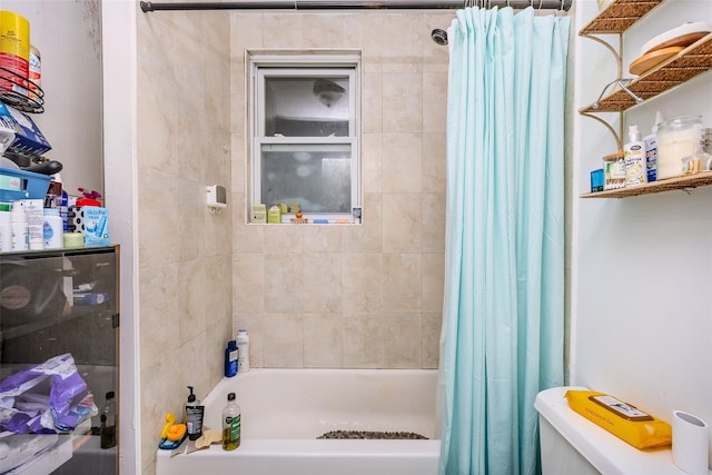 43 Westbury Ave, Mineola, NY 11501 - bathroom with shower / tub combo and toilet