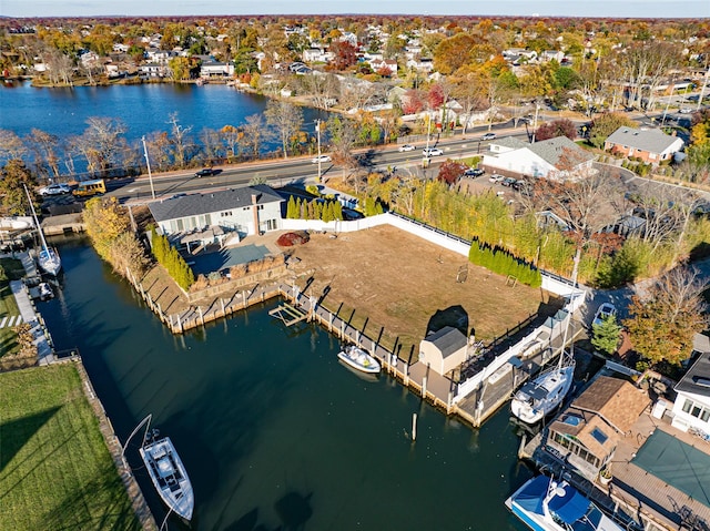 714 Montauk, West Islip, NY 11795 - aerial perspective of suburban area featuring a nearby body of water