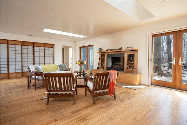 15 Cox Dr, Warwick, NY 10950 - dining room with french doors and light wood-style floors