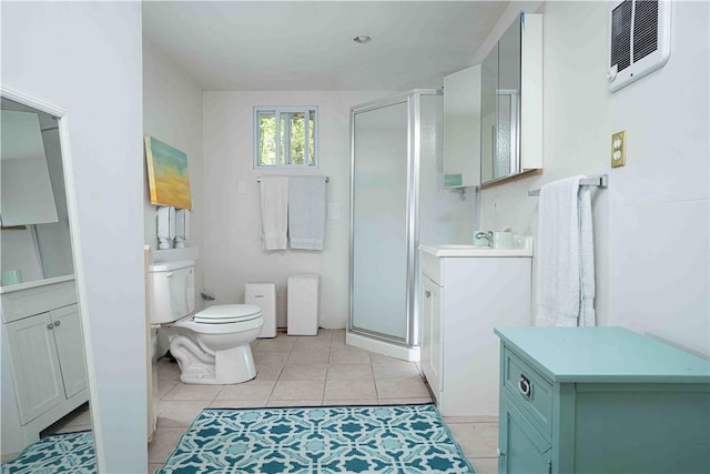 15 Cox Dr, Warwick, NY 10950 - bathroom featuring a shower stall, vanity, and tile patterned flooring