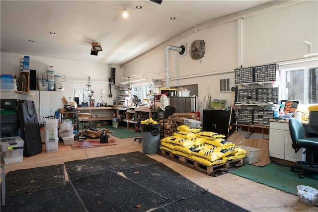 15 Cox Dr, Warwick, NY 10950 - garage featuring a workshop area