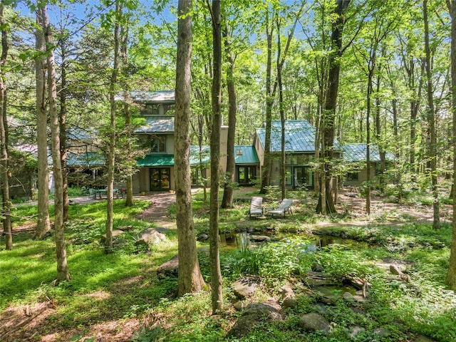 15 Cox Dr, Warwick, NY 10950 - view of yard with french doors