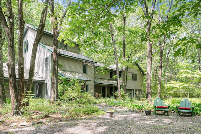 15 Cox Dr, Warwick, NY 10950 - back of property featuring a metal roof