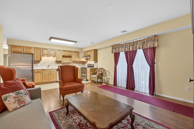 114 Bushwick Rd, Poughkeepsie, NY 12603 - living room featuring light wood-style floors