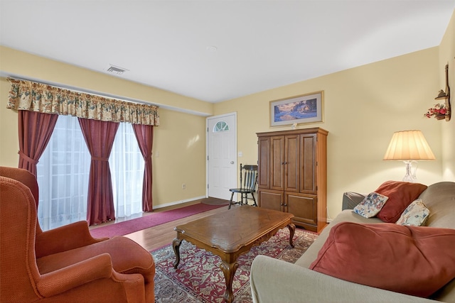 114 Bushwick Rd, Poughkeepsie, NY 12603 - living room featuring wood finished floors and baseboards