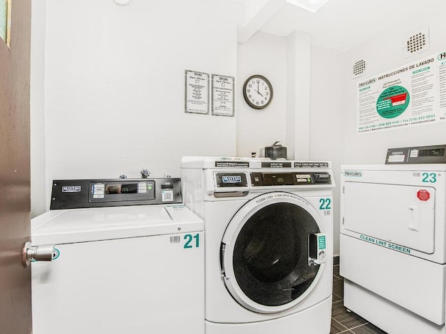 505 Central Ave Unit 618, White Plains, NY 10606 - community laundry room featuring washing machine and dryer