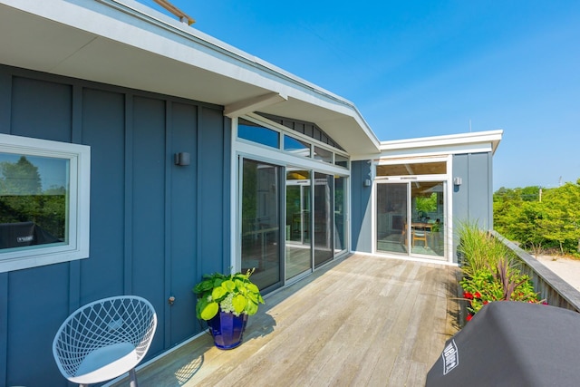 66 Hawser Dr, Oak Beach, NY 11702 - view of wooden deck
