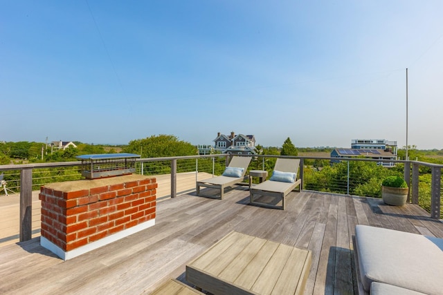 66 Hawser Dr, Oak Beach, NY 11702 - view of deck