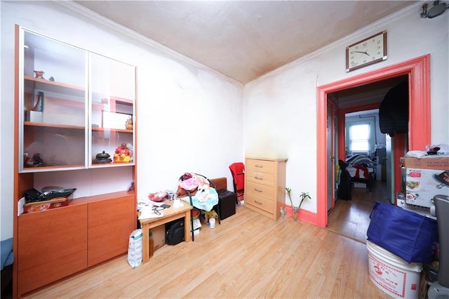 4215 Bedford Ave, Brooklyn, NY 11229 - game room with wood finished floors and crown molding