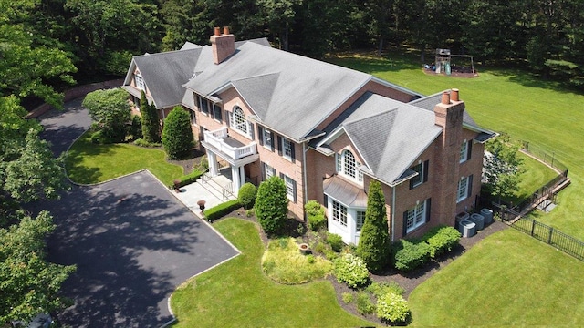1616 Stewart Ln, Laurel Hollow, NY 11791 - aerial view of property and surrounding area