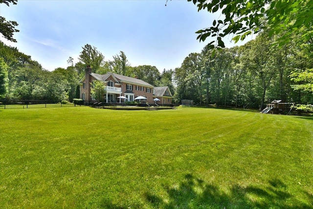 1616 Stewart Ln, Laurel Hollow, NY 11791 - view of yard featuring a playground