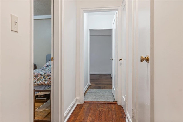 7817 Park Dr E Unit 1St, Kew Garden Hills, NY 11367 - hallway with dark wood-style flooring