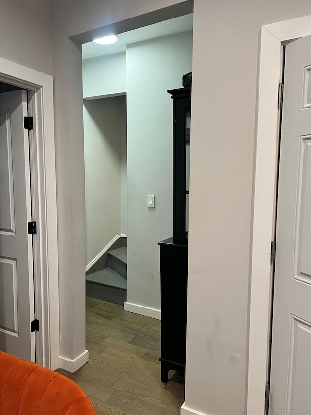 1602 Zerega Ave, Bronx, NY 10462 - corridor with wood finished floors and stairs