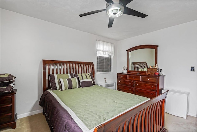17-39 166th St Unit 3-68, Whitestone, NY 11357 - bedroom with radiator and ceiling fan