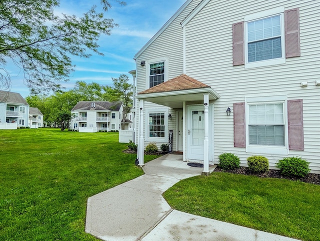 15 Fairview Cir, Middle Island, NY 11953 - view of front of property featuring a front lawn