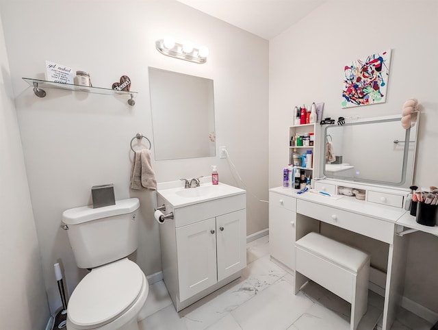 15 Fairview Cir, Middle Island, NY 11953 - bathroom with marble look tiles and vanity