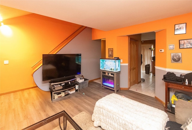 134 Elmcrest Dr, Fishkill, NY 12524 - living room featuring wood finished floors and baseboards