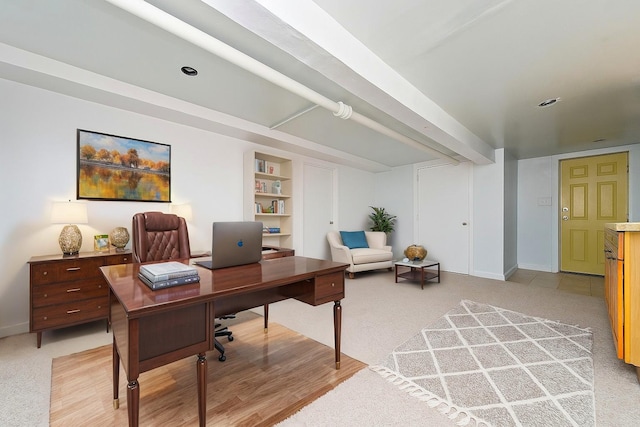 117-66 127th St, South Ozone Park, NY 11420 - office space with light carpet and built in features