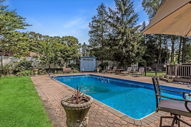 7 Woodstock Pl, Lake Grove, NY 11755 - view of swimming pool with a fenced backyard and a patio