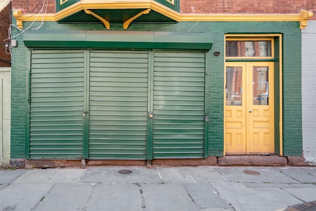 12 Liberty St, Newburgh, NY 12550 - doorway to property with brick siding