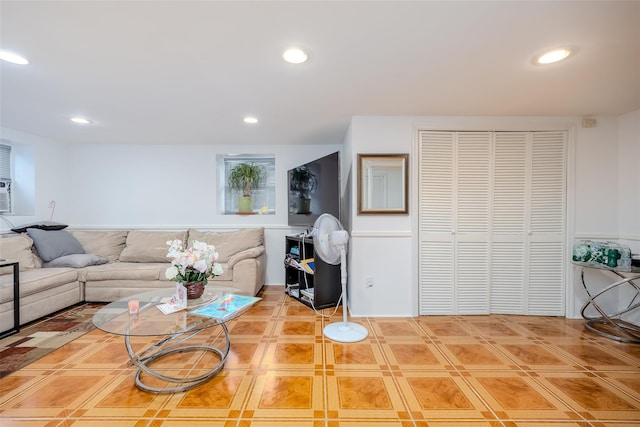556 Long Beach Rd, Island Park, NY 11558 - living area featuring recessed lighting and tile patterned floors
