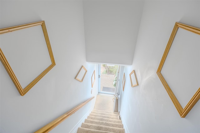 556 Long Beach Rd, Island Park, NY 11558 - staircase with baseboards