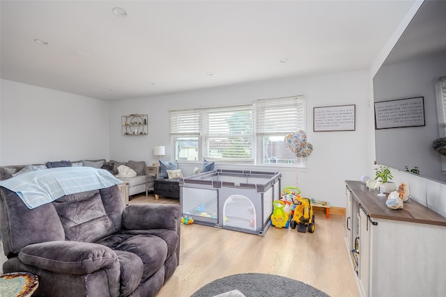 556 Long Beach Rd, Island Park, NY 11558 - living room featuring light wood-style flooring