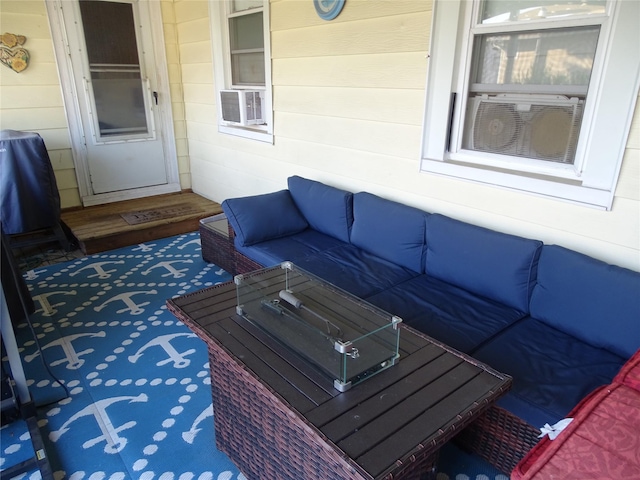 524 Polaris St, North Babylon, NY 11703 - view of patio / terrace featuring outdoor lounge area