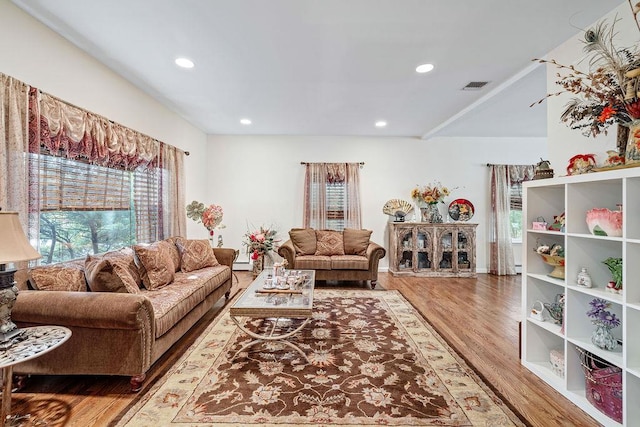 17 Dunmore Rd, New City, NY 10956 - living area featuring wood finished floors, healthy amount of natural light, and recessed lighting