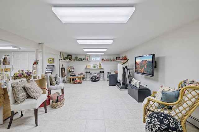 17 Dunmore Rd, New City, NY 10956 - interior space with a baseboard heating unit