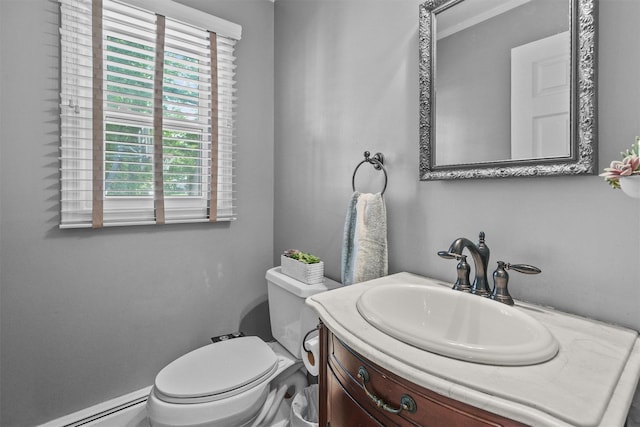 25 Bellwood Dr, New City, NY 10956 - bathroom with a baseboard radiator and vanity