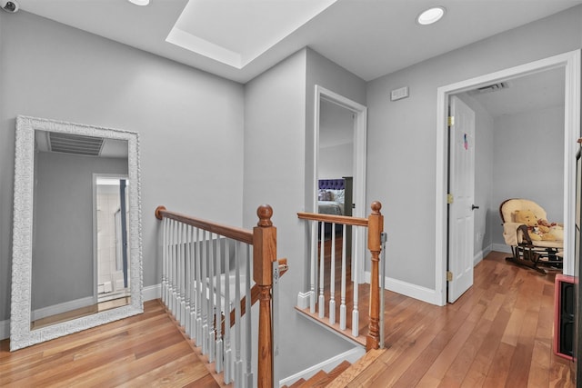 25 Bellwood Dr, New City, NY 10956 - staircase featuring hardwood / wood-style flooring and recessed lighting